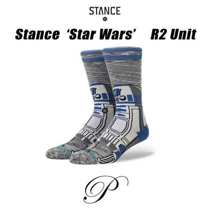 ⭐Stance Star Wars R2 UNIT R2-D2 機器人 星戰 星際大戰 襪子 中筒襪 最後的絕地武士⭐