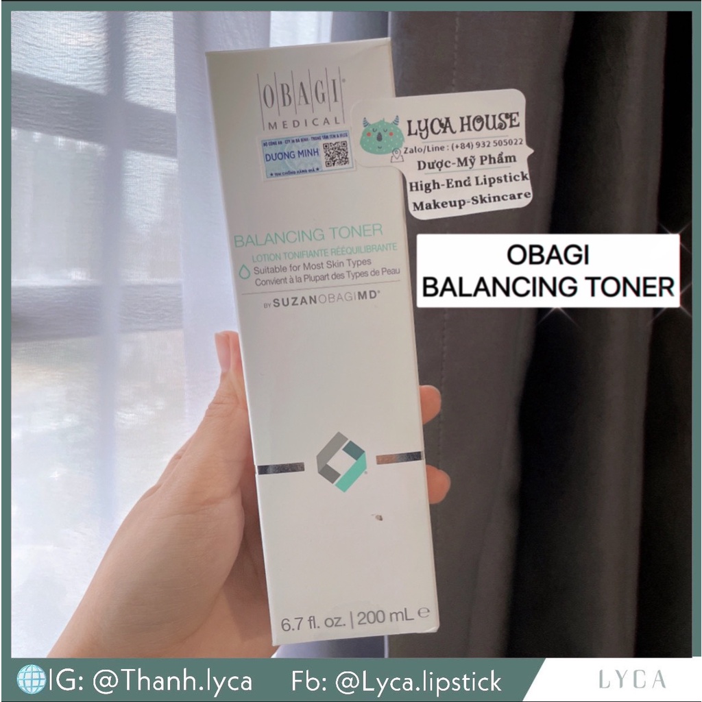 [LYCA] 現貨 歐巴吉 OBAGI SUZANOBAGIMD Balancing Toner 200ML 平衡爽膚水