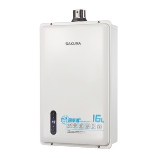 SAKURA 櫻花牌 DH1635F【四季溫】熱水器 16公升 強排恆溫 告別忽冷忽熱 高雄永興照明廚衛