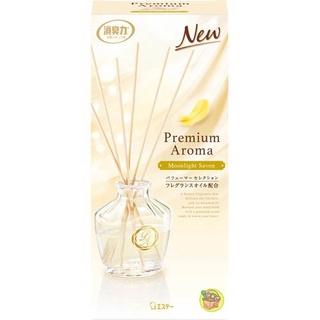 【JPGO】日本製 雞仔牌 消臭力 Premium Aroma New 居家香氛室內擴香瓶~月光香皂
