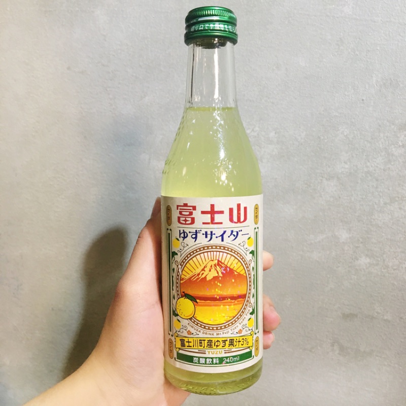 木村富士山柚子風味汽水
