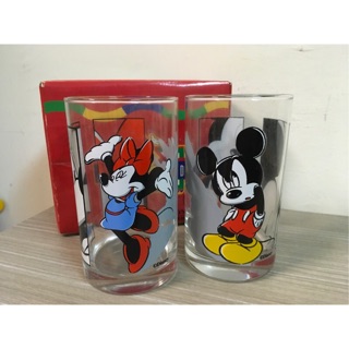 迪士尼 Disney 米奇 米妮 唐老鴨 黛西 水杯 玻璃杯 對杯