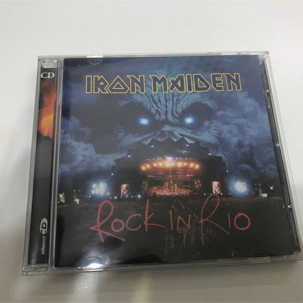 鐵娘子樂團樂隊iron Maiden Rock In Rio 里約搖滾音樂祭現場2cd 二手 蝦皮購物