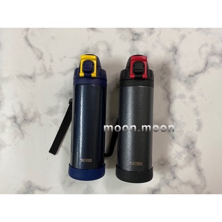 Thermos 膳魔師 FHS-1000WK 不銹鋼真空保冷瓶 錘印藍 錘印黑 1.0L 可分解杯蓋 大口徑 便攜手腕