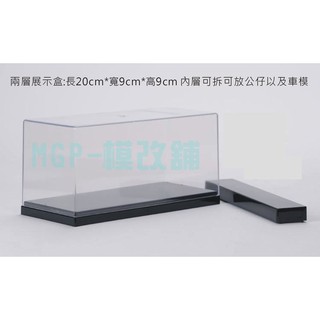 ★Hobby模改舖★ 展示盒 1/24模型車PS透明展示盒 公仔展示臺 收藏盒