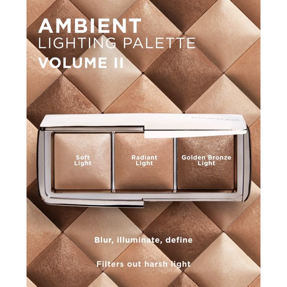 EUstore現貨預購▻Hourglass三色打亮盤Ambient Lighting高光修容蜜粉餅Volume II金盤| 蝦皮購物