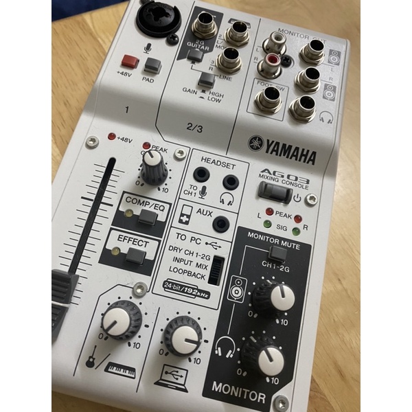 Yamaha AG03 AG-03 mixer 混音器 調音台 直播 錄音介面