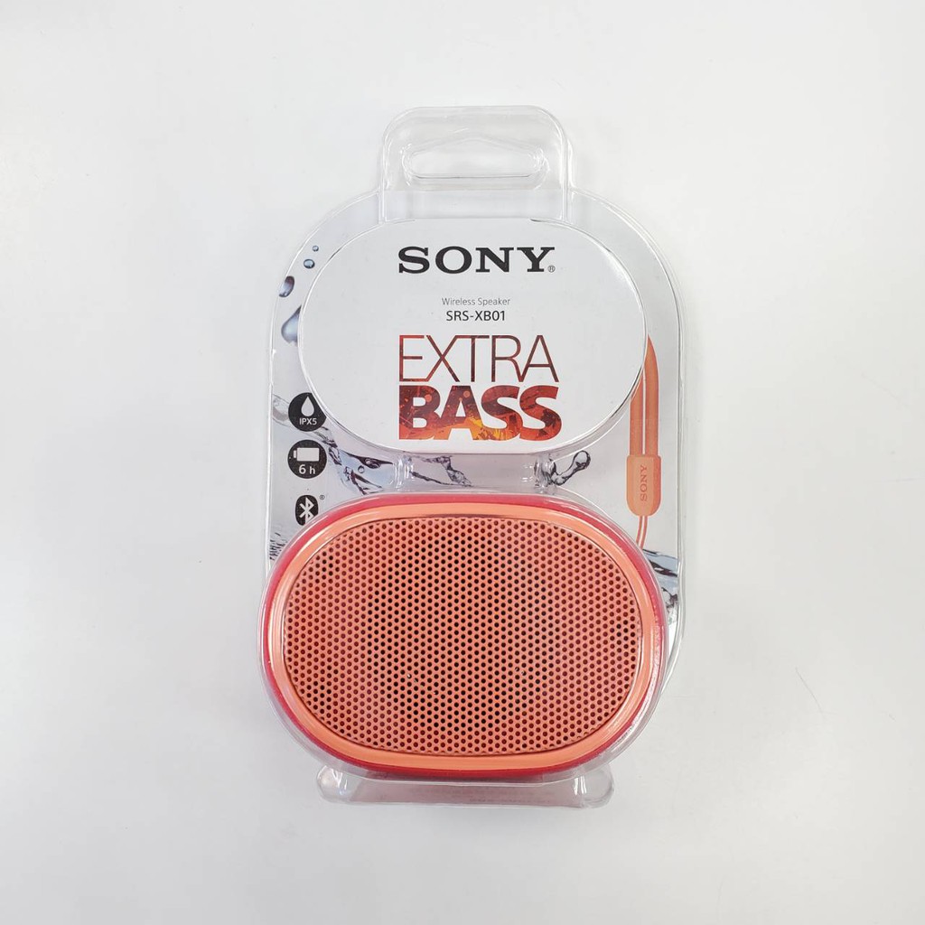 【現貨出清】SONY SRS-XB01 藍牙防水隨身喇叭(公司貨)