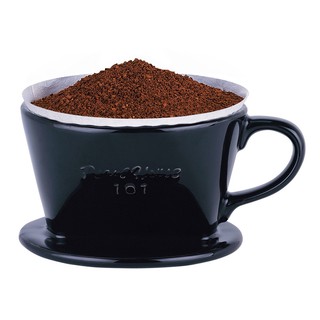 寶馬牌陶瓷咖啡濾器 [共4款] (黑/咖) (1-2杯/2-4杯) / 個