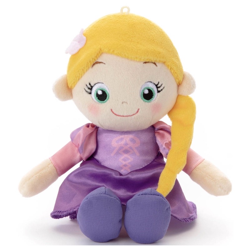 日本Disney T-ARTS 2021款BEANS COLLECTION 長髮公主 樂佩 豆豆娃娃 絨毛娃娃 掌上娃娃