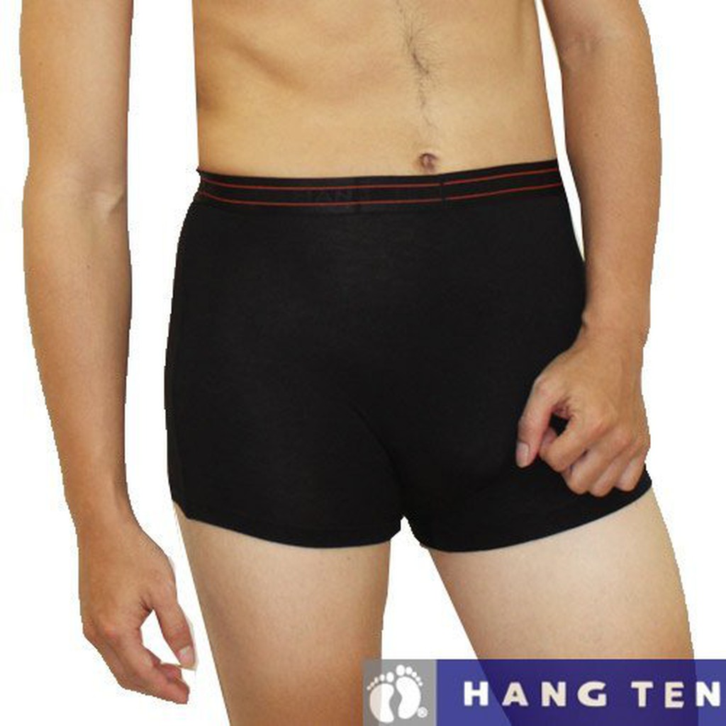 【HANG TEN】時尚竹纖維彈性織帶平口褲~5件組 (隨機取色) 原價899,限量促銷599 HT651