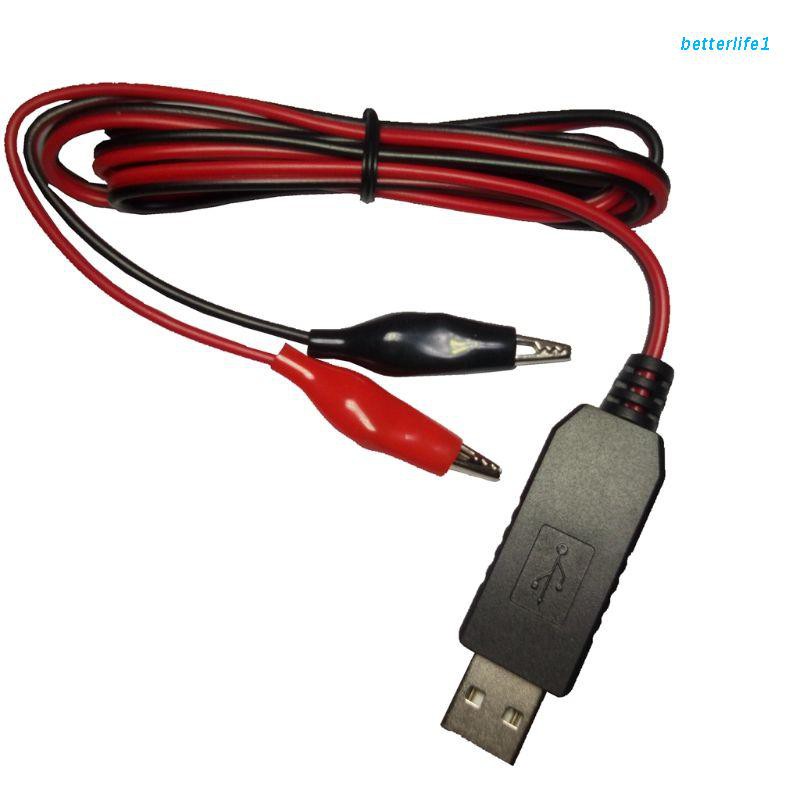 BTM  LILY* AA AAA電池消除器USB 5V至1.5V / 3V / 4.5V時鐘降壓電纜