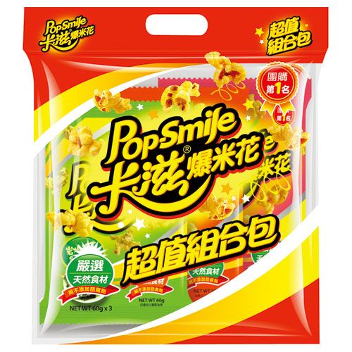 卡滋 爆米花超值綜合包 1Pack包【家樂福】