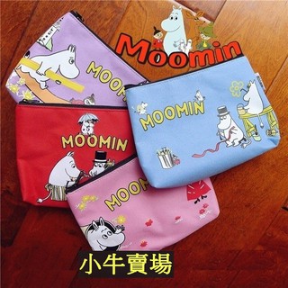 💎【小牛現貨】日本訂單MOOMIN嚕嚕咪嚕嚕米姆明亞美小不點彩色插畫塗鴉化妝包手拿包手機包收納包過夜萬用包筆袋筆刷包