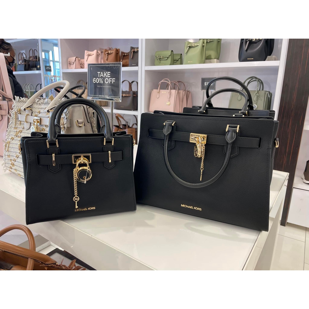 【現貨】美國代購 🇺🇸 Michael Kors MK 新品 Hamilton 鎖頭包 手提 斜背包 兩用 托特包 小款