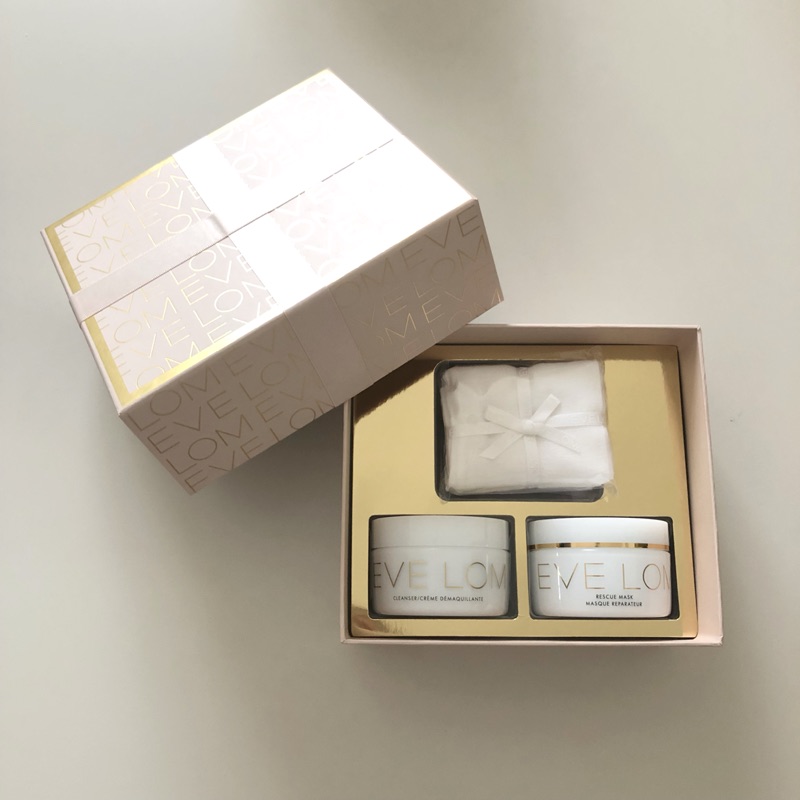 EVE LOM 經典修護禮盒：全能深層潔淨霜、深層潔淨修護面膜