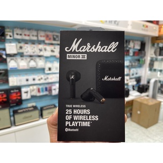 【送原廠螢光棒】Marshall Minor III Bluetooth 真無線藍牙耳塞耳機 台灣百滋公司貨保固1.5年