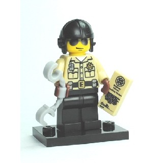 [brickhouse] lego 樂高 8684人偶包2代 6 交警