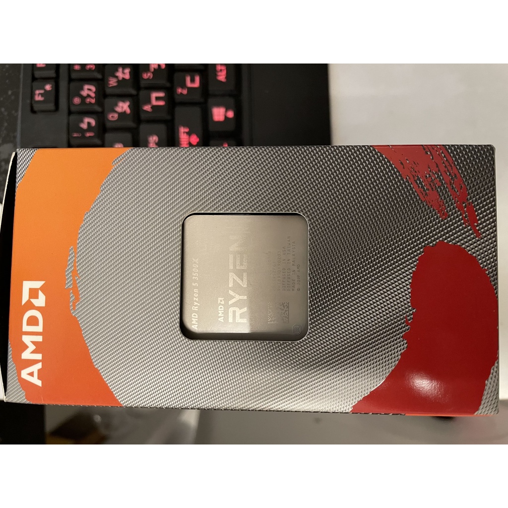 AMD ryzen 5 3500x cpu 含原廠扇 (二手正常盒裝)