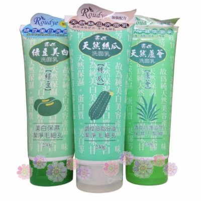 《 露娜小鋪》☆°╮Roudye 柔蝶天然 絲瓜/綠豆酵素/蘆薈 洗面乳230g