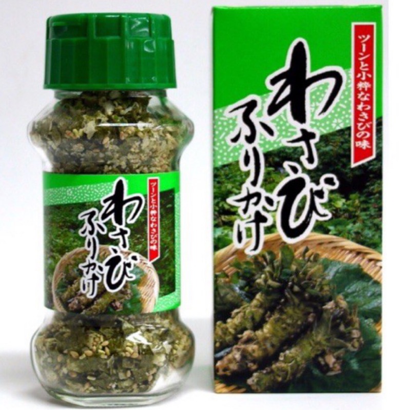 日本 芥末飯友香鬆 山葵風味拌飯料 玻璃罐裝