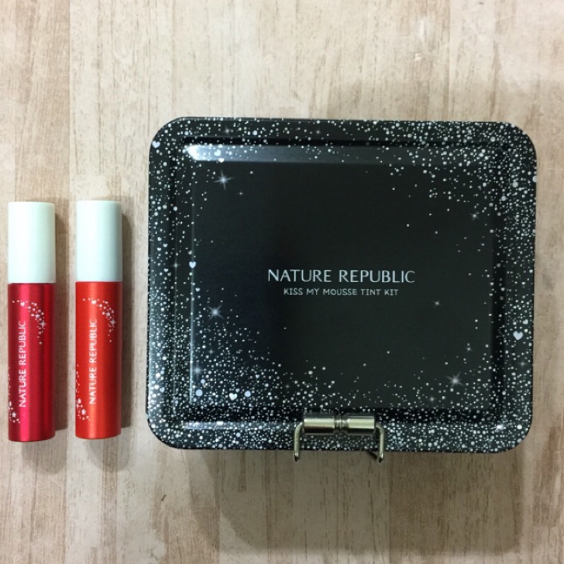 韓國🇰🇷 NATURE REPUBLIC 聖誕唇釉（六入）