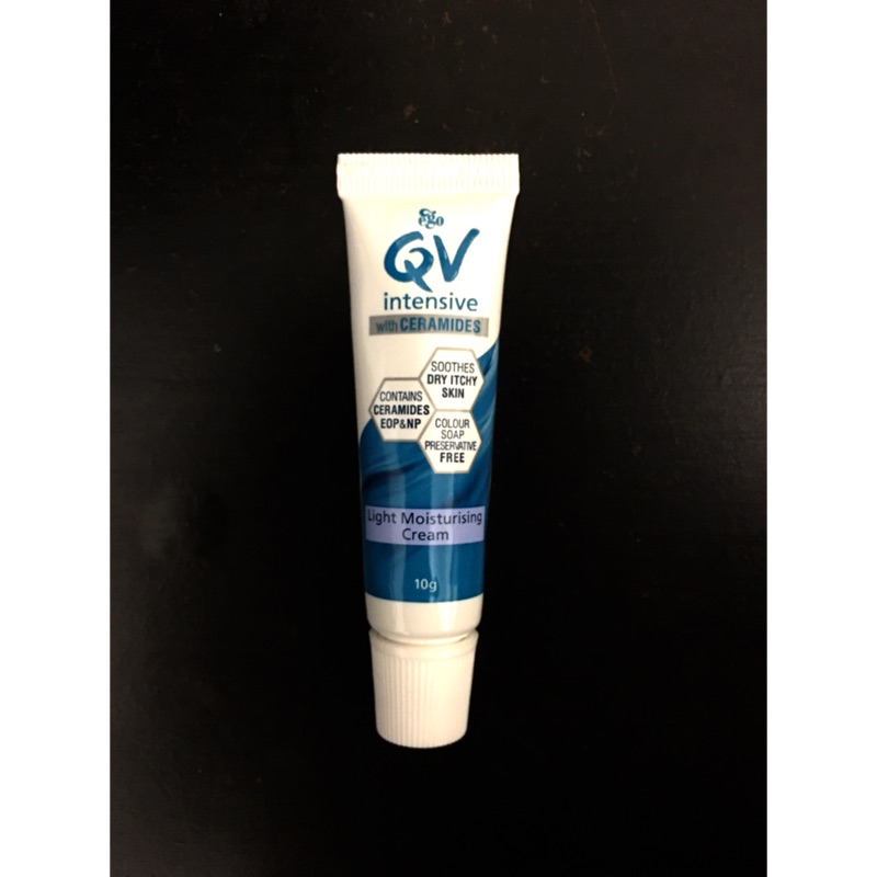 QV 益膚 神經醯胺 清柔保濕乳 intensive light moisturizing cream 10g