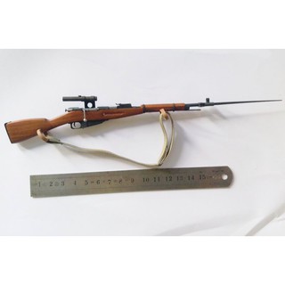 【現貨H-147】1/6 12吋 『 1944卡賓槍（狙擊） 』（金屬實木＋折疊刺刀）二戰 蘇軍 莫辛納甘 狙擊槍 模型