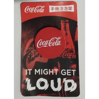 Coca-Cola可口可樂 原廠手機泡泡架 多功能手機支架(全新品)