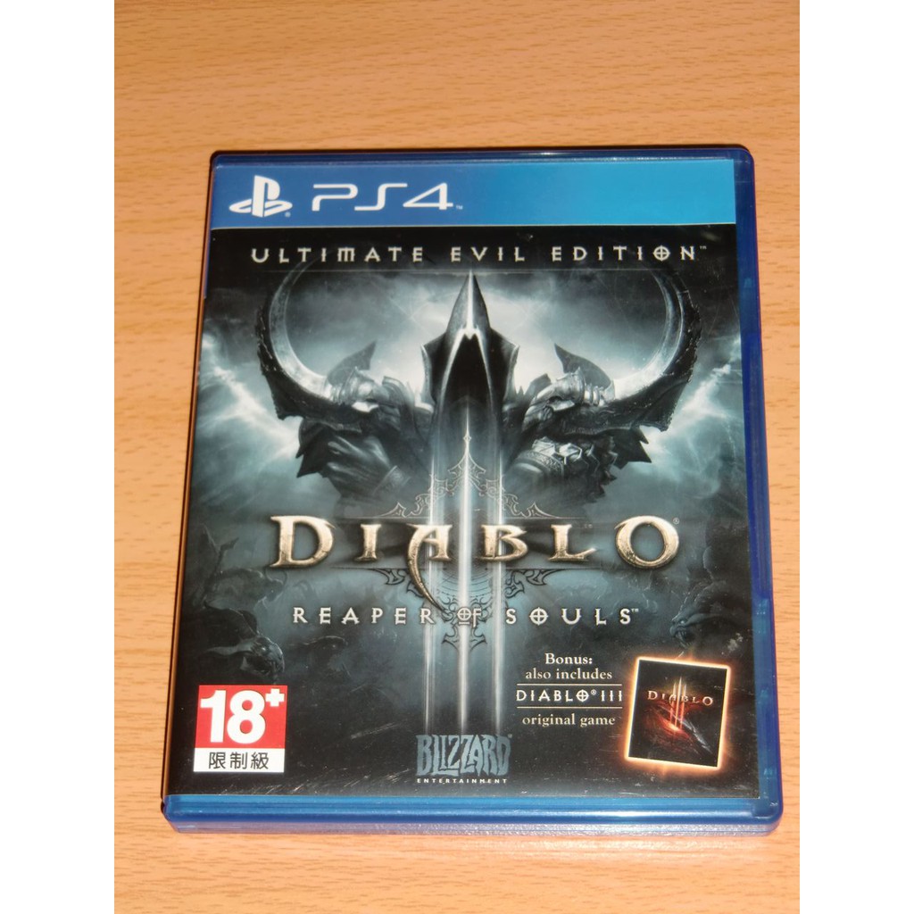 PS4 暗黑破壞神3 奪魂之鐮 終極邪惡版 英文版 二手 Diablo 3