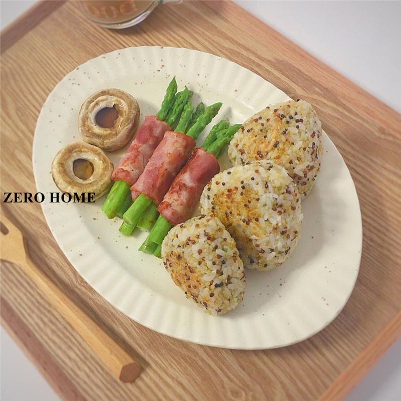 ZERO HOMEINS簡約橢圓形魚盤 甜品西餐盤早餐盤下午茶盤#超取請聊聊我#預購