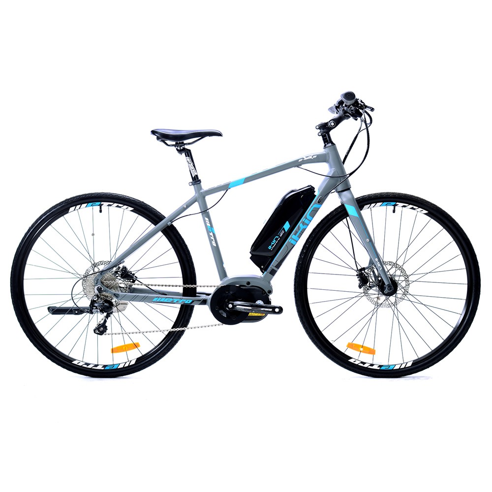 【IKIN】E-BIKE 700C 105平把電動輔助自行車-灰藍
