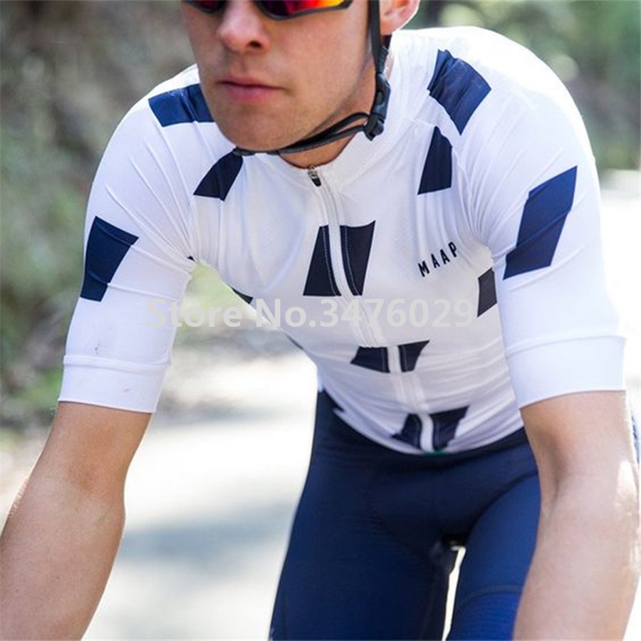 專業團隊透氣 MAAP Powerband 自行車球衣 Pro 自行車服裝男士短袖自行車襯衫