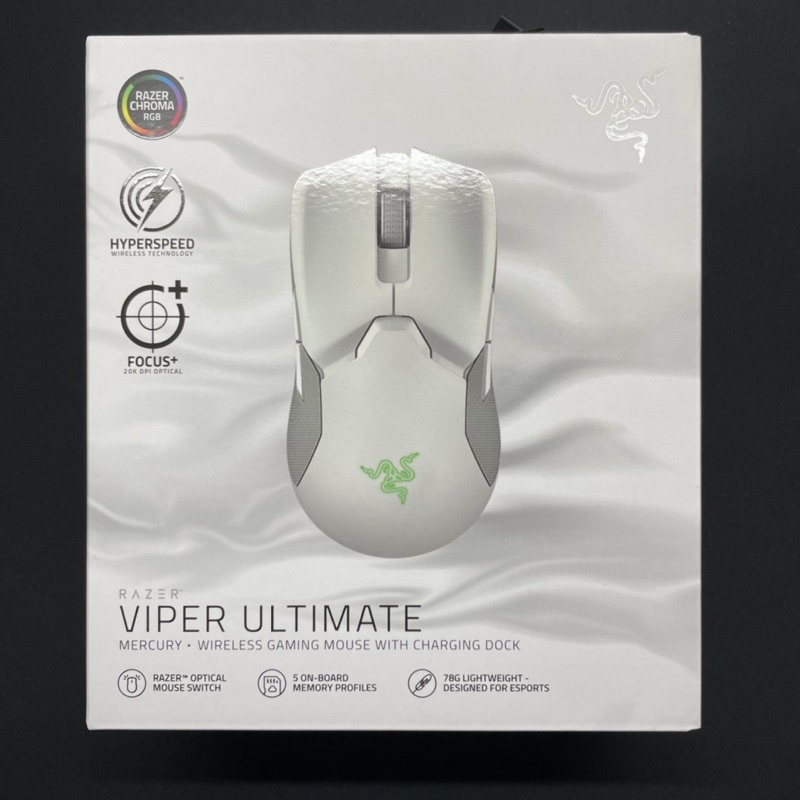 雷蛇 Razer Viper Ultimate 白色限定版 全新未開封
