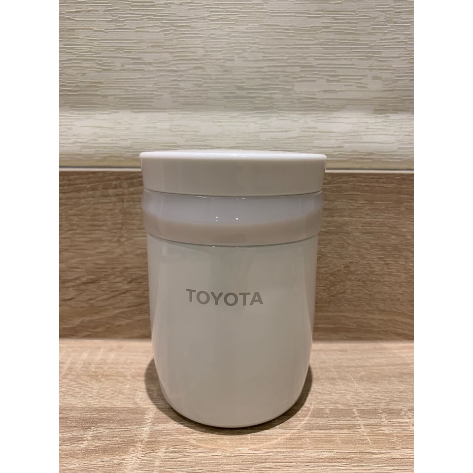 【二手】近全新 TOYOTA 304不鏽鋼 真空保溫食物罐 附湯匙 380ml