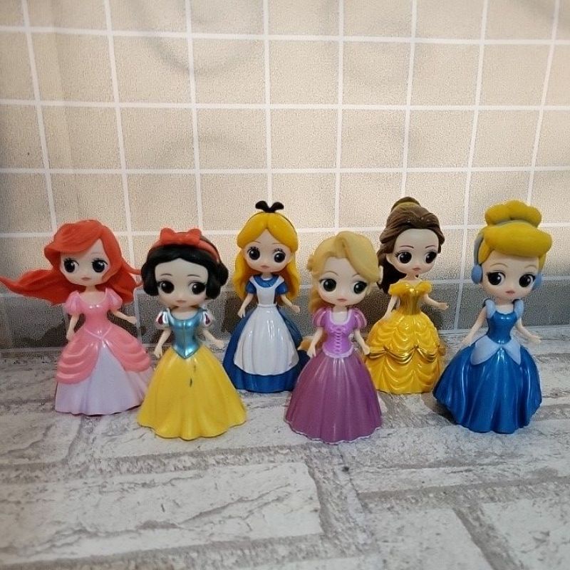 🐻五花八門🐻迪士尼公主 可換裝公仔 灰姑娘 美人魚 白雪公主 長髮公主 愛麗絲 貝兒