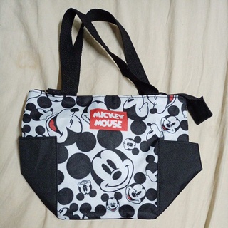 Mickey Mouse 黑色 印花 圖案 防水提袋