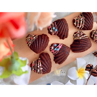 上妝 瑪德蓮 Madeleine／微巧克力+糖珠裝飾／經典貝殼、心型、胖貝殼