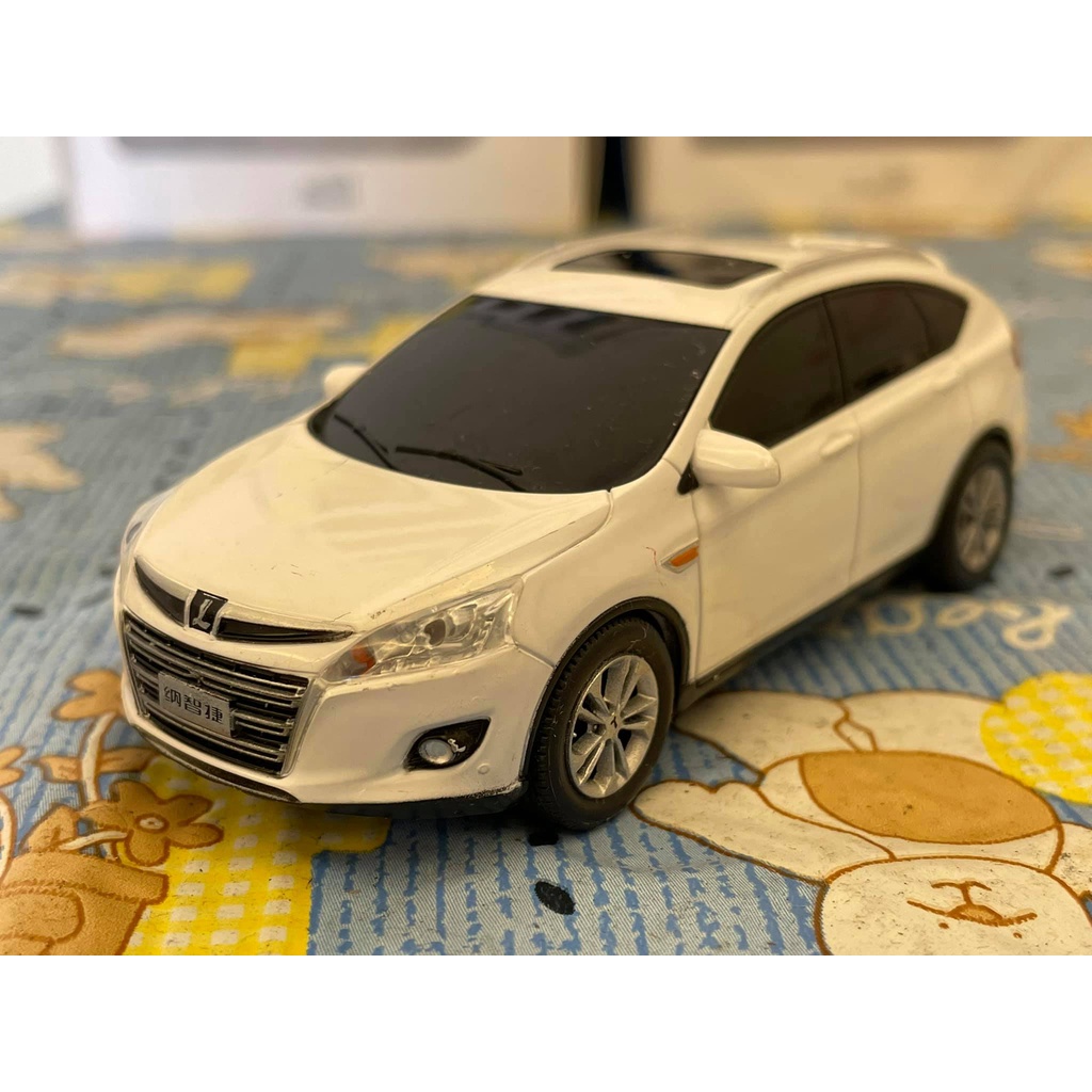 東風裕隆納智捷原廠絕版模型車 LUXGEN U6 白色模型車 #無盒裝二手品#