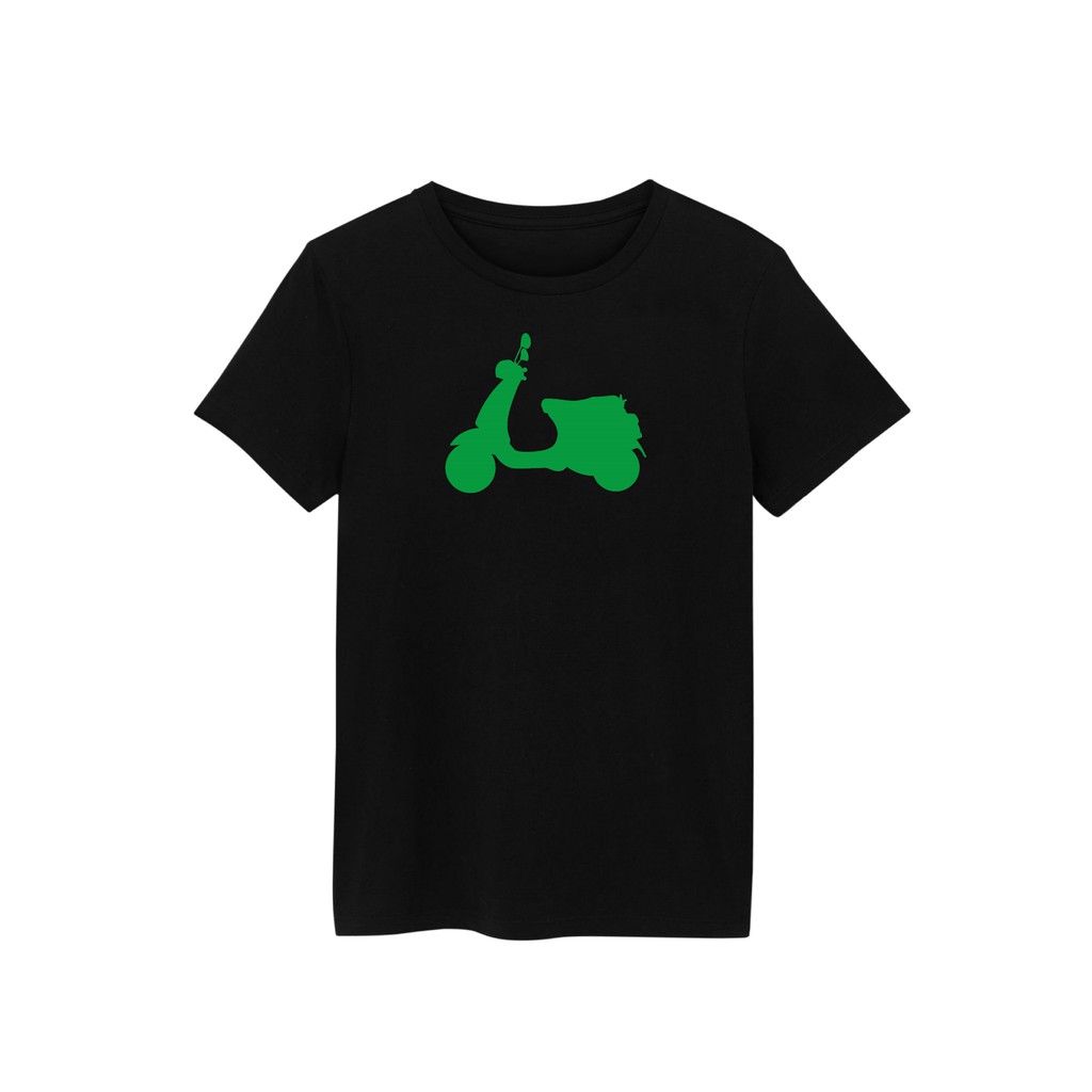 Vespa 偉士牌 經典 手繪 LX125 綠色 草綠色 T恤 男女皆可穿 下單備註尺寸 短T 素T 素踢 TEE 短袖