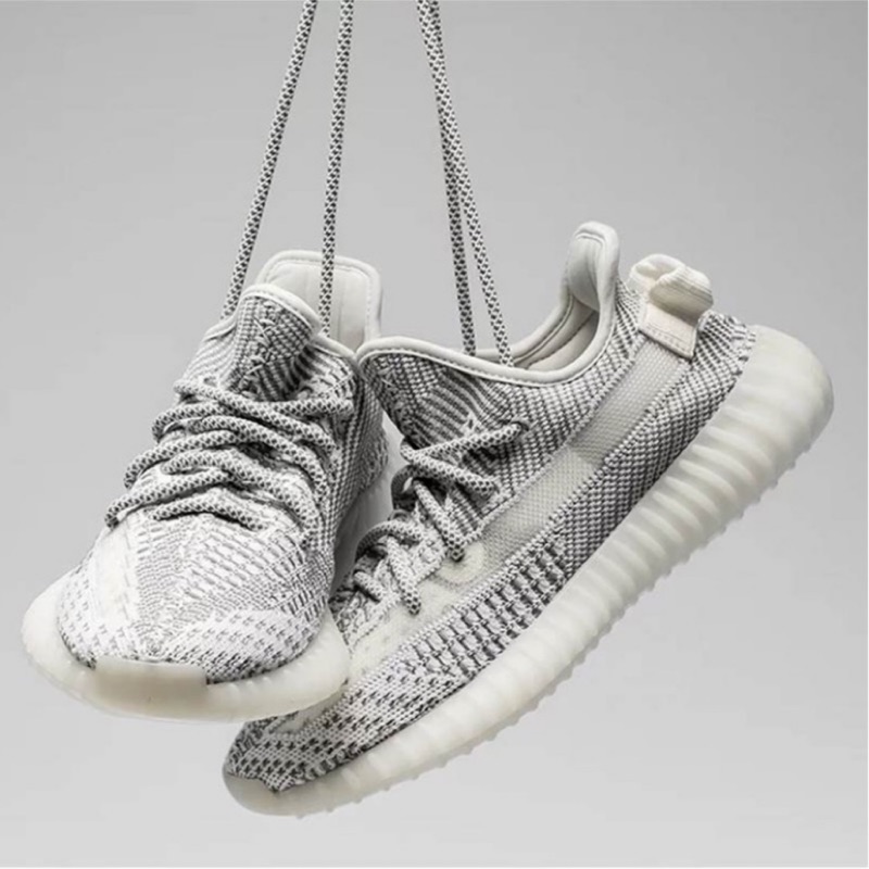 【Focus Store】 Yeezy Boost 350 V2 Static 白天使 鞋帶反光 EF2905