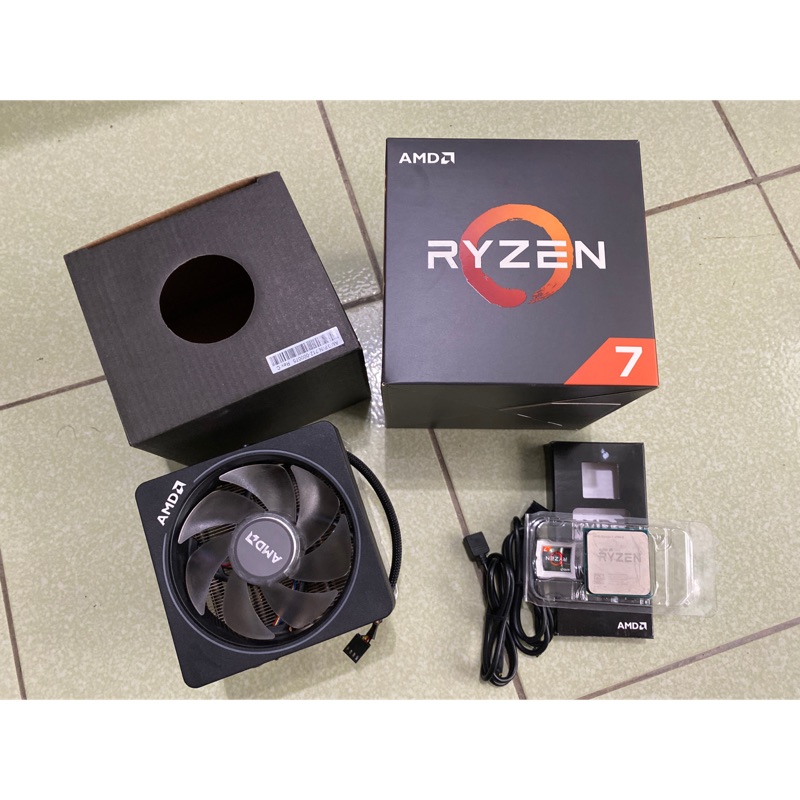 AMD R7 2700X CPU 盒裝附風扇