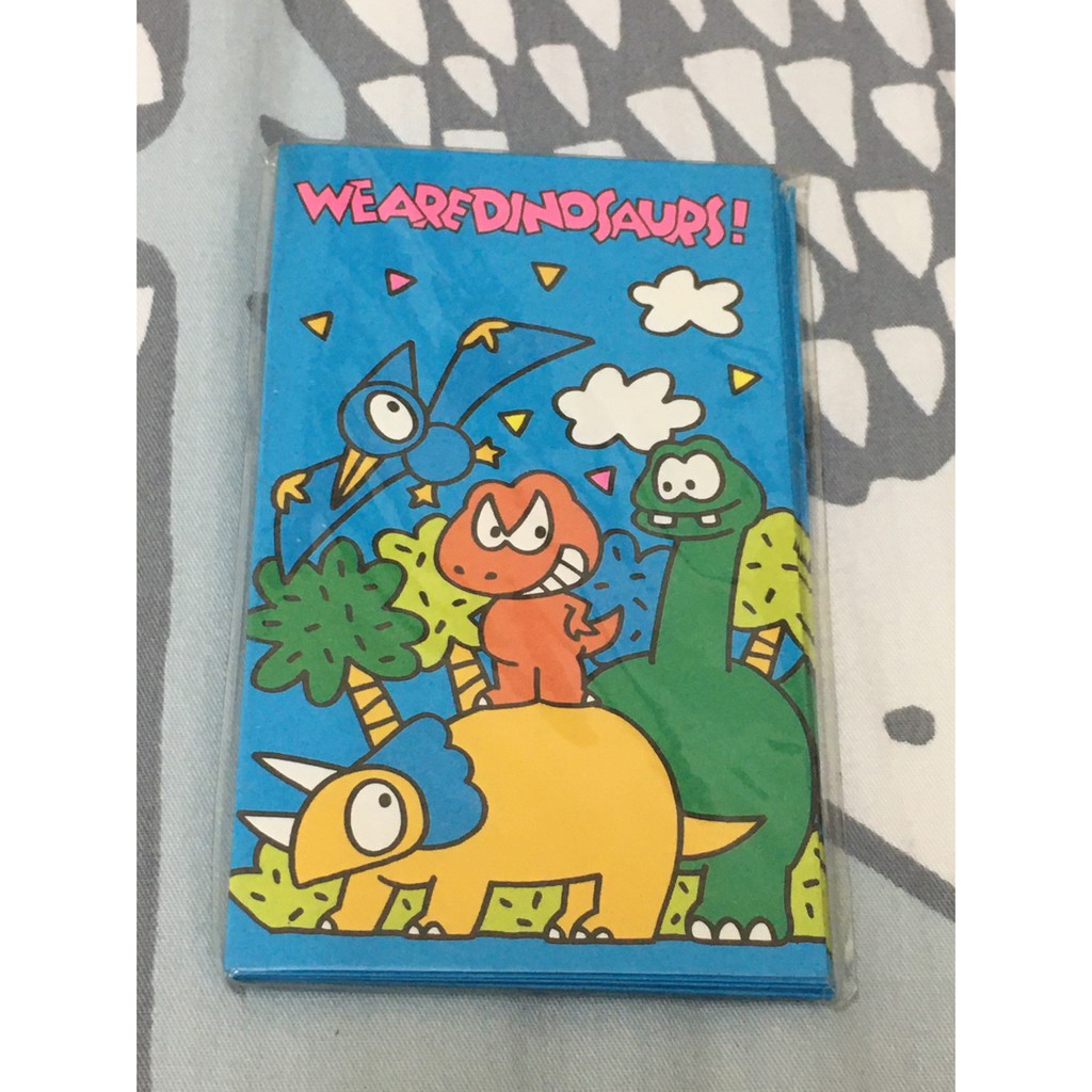 ＜采芳小舖＞Weare Dinosaurs,恐龍,Sanrio,1993 紅包袋