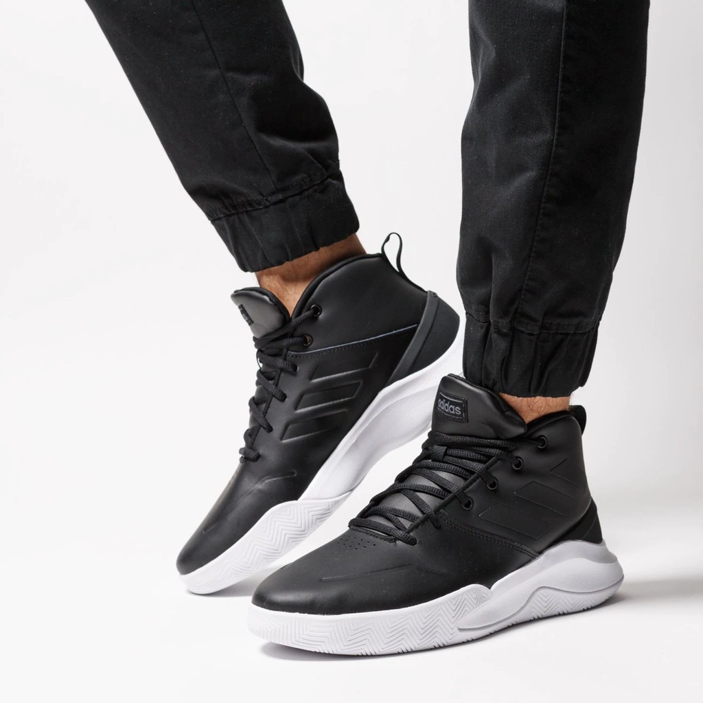 帝安諾-實體店面adidas Own the Game Shoes - Black EE9638 黑色籃球鞋實戰| 蝦皮購物