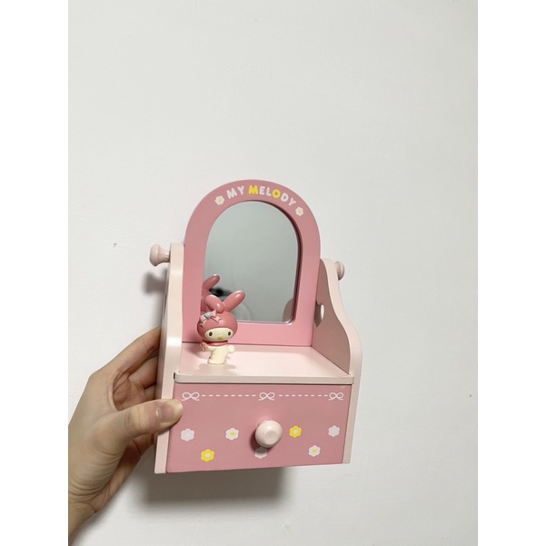 美樂蒂 音樂盒鏡子 日本正版