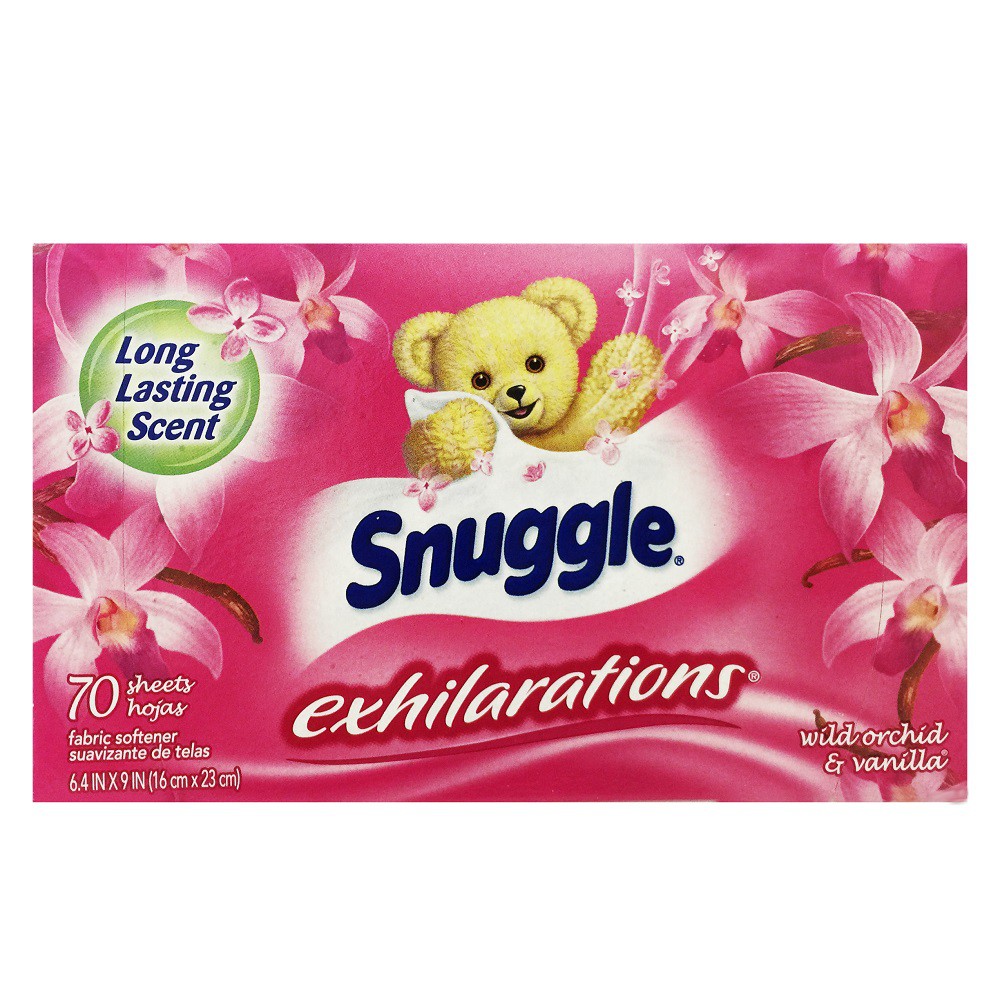 【Snuggle 熊寶貝】防靜電烘乾片/香衣片-野蘭花香(70片/盒)【兔雜tuzha】