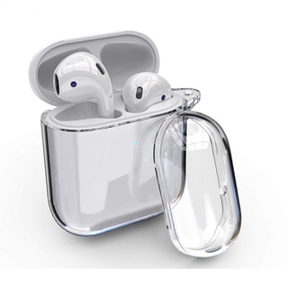 蘋果 Airpods 保護套水晶可愛耳機套 Airpods 配件充電盒矽膠透明保護套