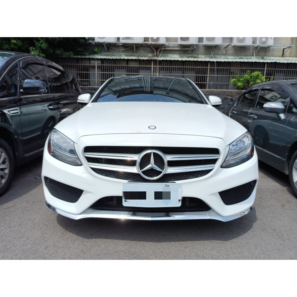 2015 BENZ  W205 C300 4MATIC 僅跑七萬 全景天窗 一手自用 無待修 認證中古車