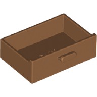 Lego 樂高 深膚色 櫃子 抽屜 Flesh Container Cupboard 2x3 Drawer 4536