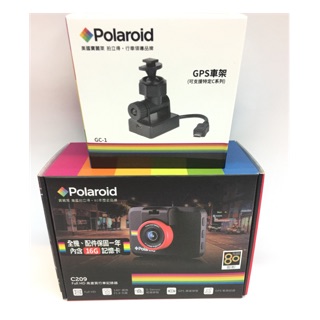 Polaroid C209 140度 行車紀錄器 GPS測速照像 送16G